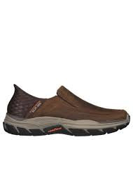 Mens Skechers "Slip-Ins" Respected - Elgin Sneaker 204810-CDB Dark Brown