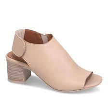 Womens Bueno "Rachel" Backstrap Heeled Sandal - Taupe