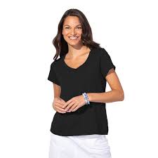 Escape by Habitat V-neck Tshirt E10000F3-Black