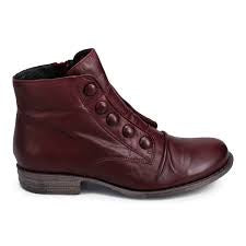 Miz Mooz Louise Ankle Boot IB18863 - Bordeaux - SIZE 8 ONLY - 20% OFF