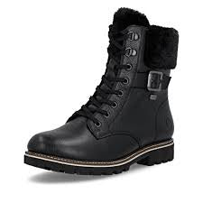Womens Remonte Winter Hiking Boot D8481-00 Black