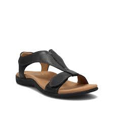 Taos "The Show" Adjustable Backstrap Sandal - Wide Width - Black