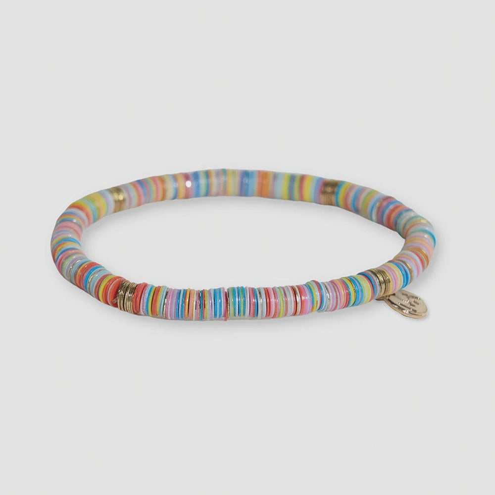 Ink + Alloy Grace Stretch Bracelet - Turquoise Mix