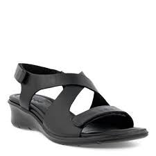Womens Ecco Felicia Dress Sandal w/ Backstrap 216643-01001 Black