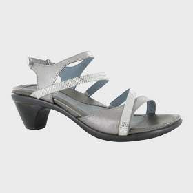 Womens Naot Innovate Dress Sandal 40033-NZQ Silver Threads - RETURNING SPRING 2026