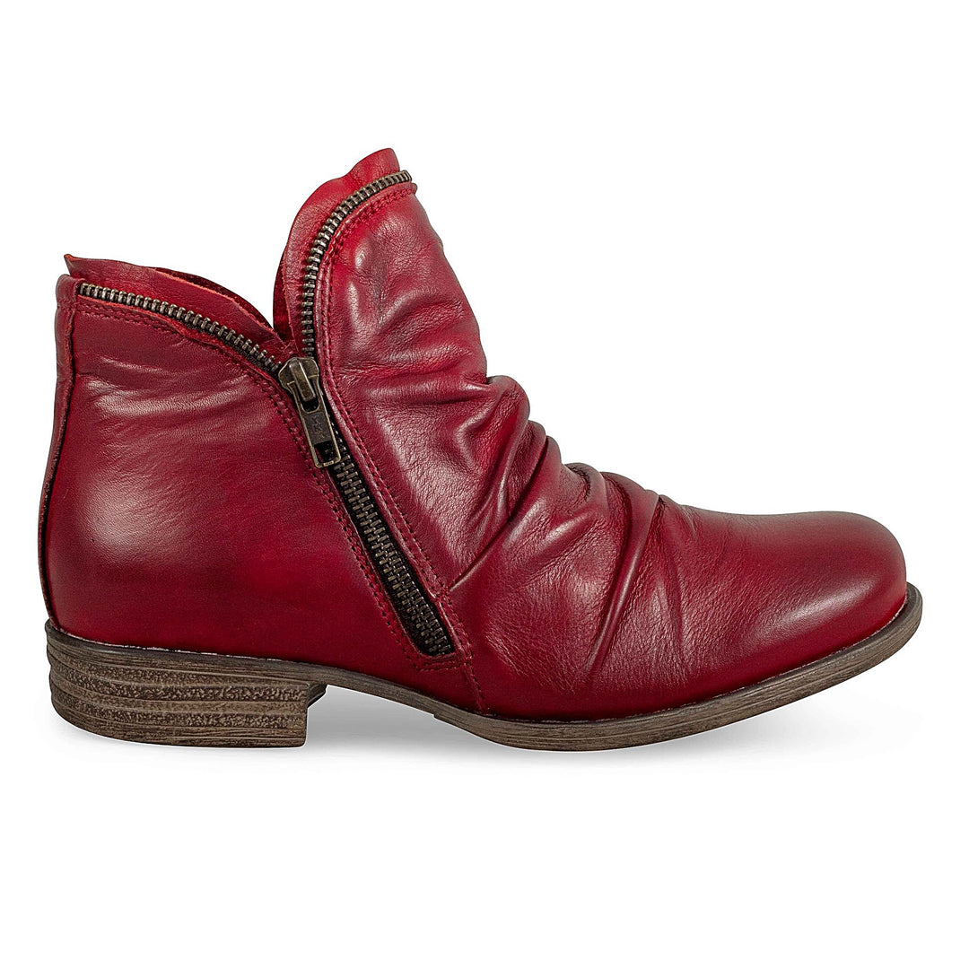 Miz Mooz Luna Ankle Boot IB13286 - Red Antique