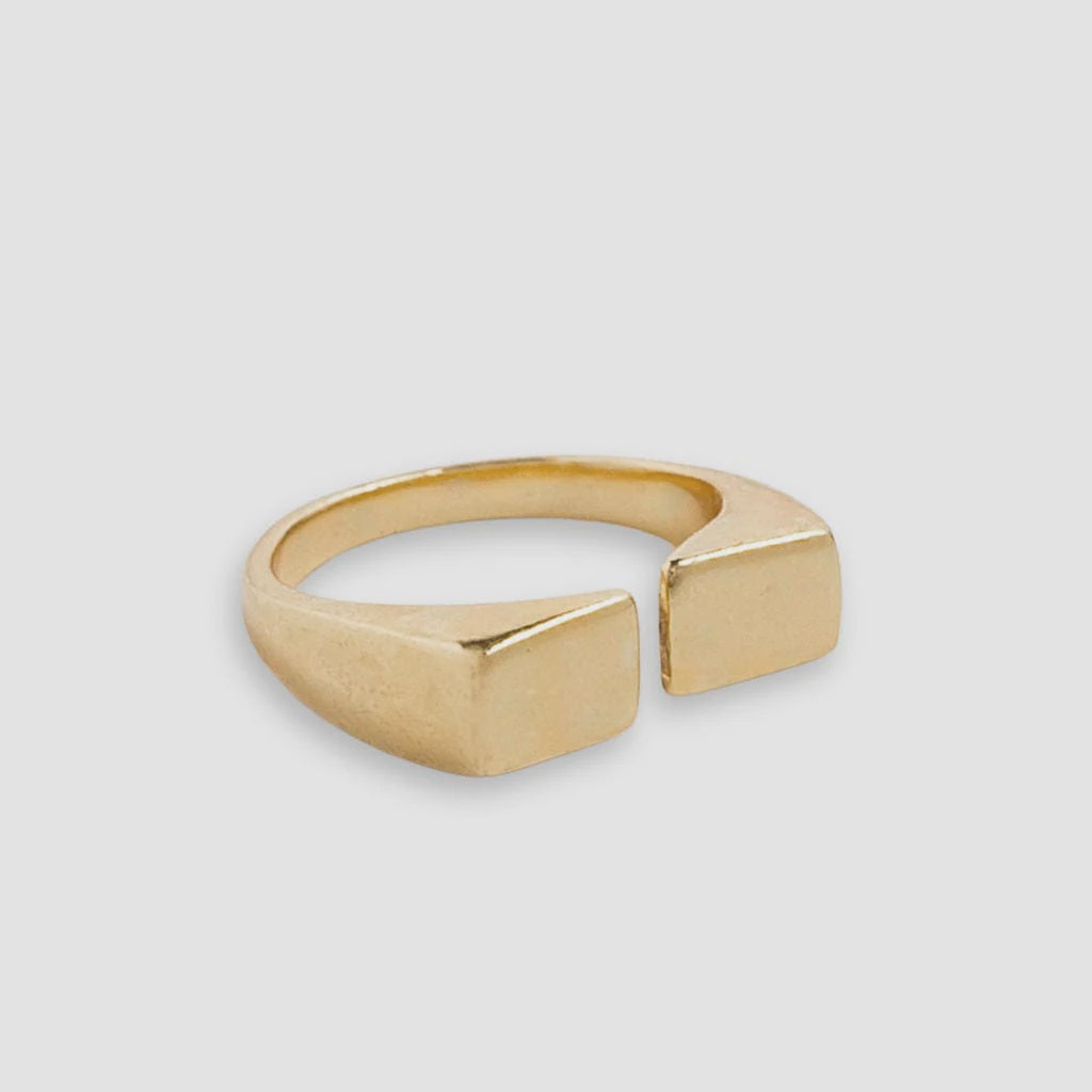Ink + Alloy Maxine Adjustable Ring - Brass