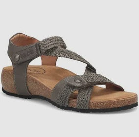 Taos Trulie Backstrap Adjustable Sandal TSTRLI-526-GYLR Dark Grey