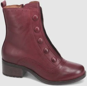 Miz Mooz Jozie Heeled Boot IB22541-F25 - Bordeaux