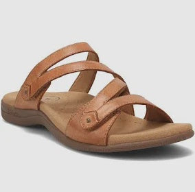 Taos Double U Slip On Sandal - Caramel