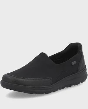 Womens Rieker Slip-On Sneaker Z0054-00 Black