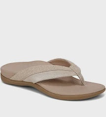 Womens Vionic Tide Shore Flip Flop - Natural Gold