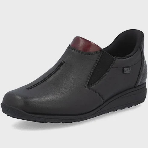 Womens Rieker Slip-On Shoe 47253-00 Black