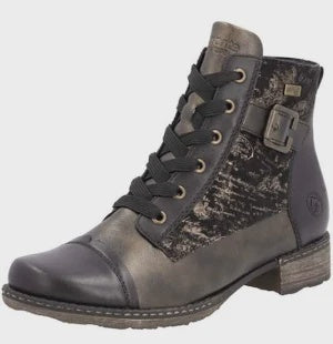 Remonte Laced Ankle Boot D4381-03 Black
