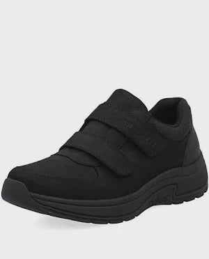 Mens Rieker Velcro Sneaker 11051-00 Black