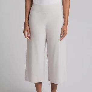 Sympli Side Slit Wide Capri 27251-Cashew