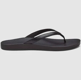 Womens Olukai Puawe Sandal 20498-4040 Black