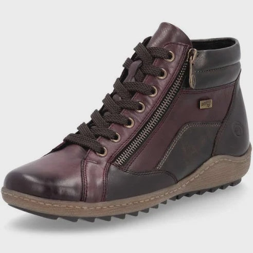 Remonte Laced Ankle Boot R1458-35 Red Combo