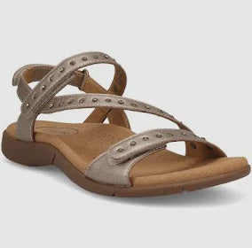 Taos Dazzle Adjustable Backstrap Sandal - Champagne