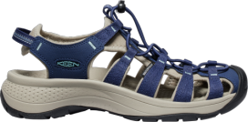 Womens Keen Astoria West Hiking Sandal 1028959-Naval Academy/Reef