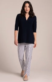 Sympli Weekender Top 22163-2-BLK Black