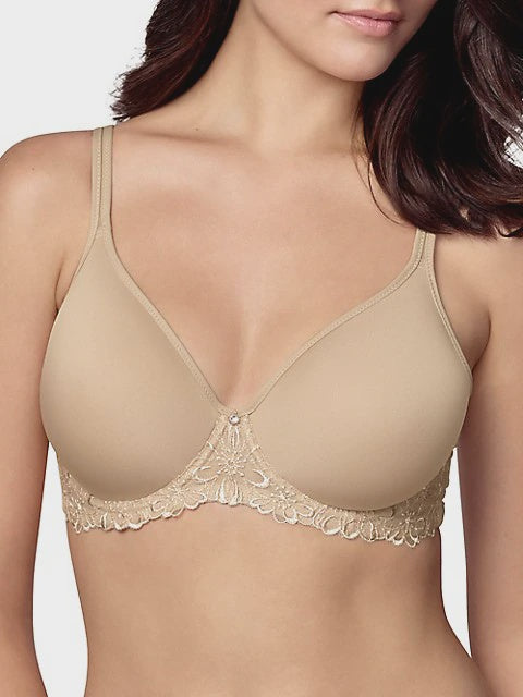 Bali Underwire Bra w/ Lace Trim B3443HB-NUD Nude