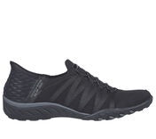 Womens Skechers "Slip-ins" Breathe-Easy - Roll-With-Me 100593-BBK Black
