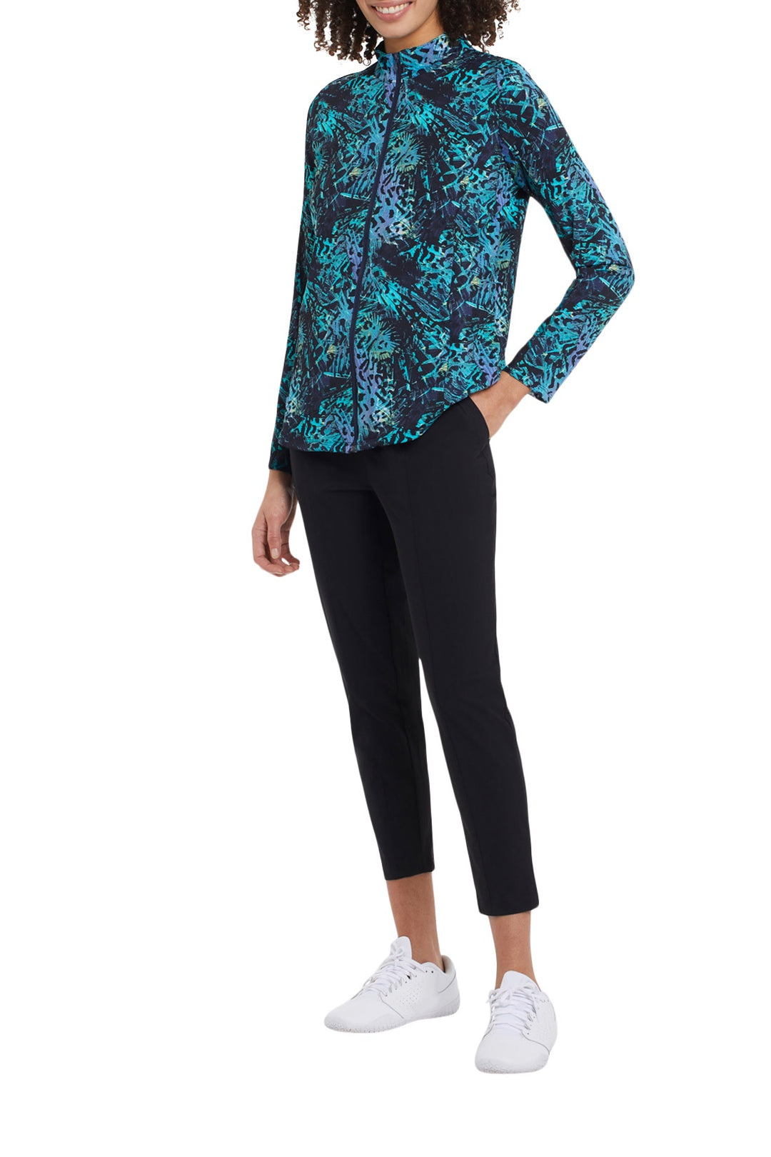 Tribal Sport Pull-On Technical Capri 1207O-3668-0002 Black