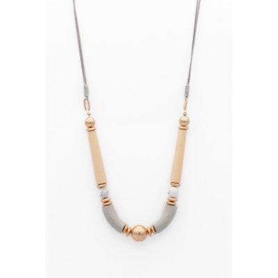 Caracol Necklace 1626-GRY-S