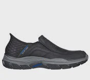 Mens Skechers "Slip-ins" Respected - Elgin Sneaker 204810-BLK