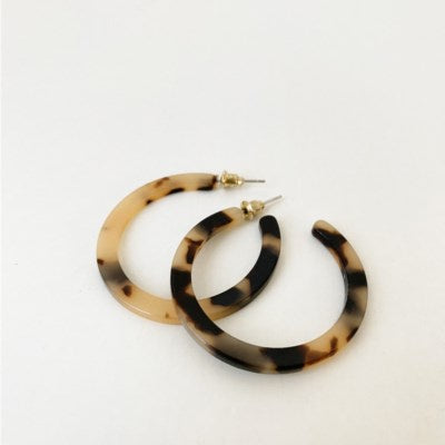 Caracol Earring 2493-CAM Brown/Beige Combo