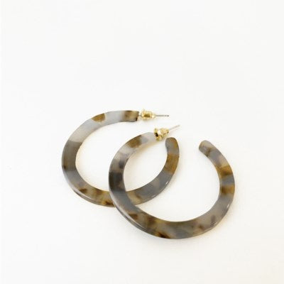 Caracol Earring 2493-GRY Grey