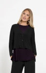 Sympli Essential Cardigan Short 25145S-Black