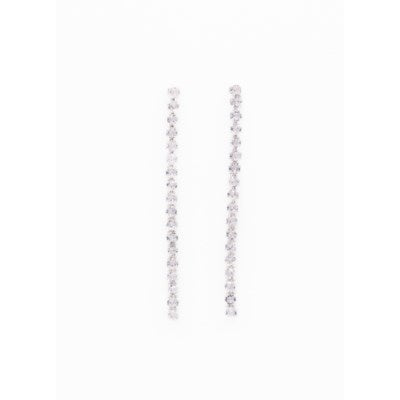 Caracol Earring 2588-CLR-S Silver
