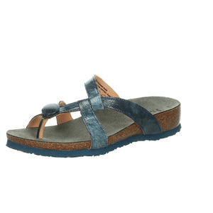 Think Slip-On Sandal with Toe Hold 246-8010 Ocean Blue Patent - 1 ONLY SIZE 36 (5-5.5) - 20% OFF