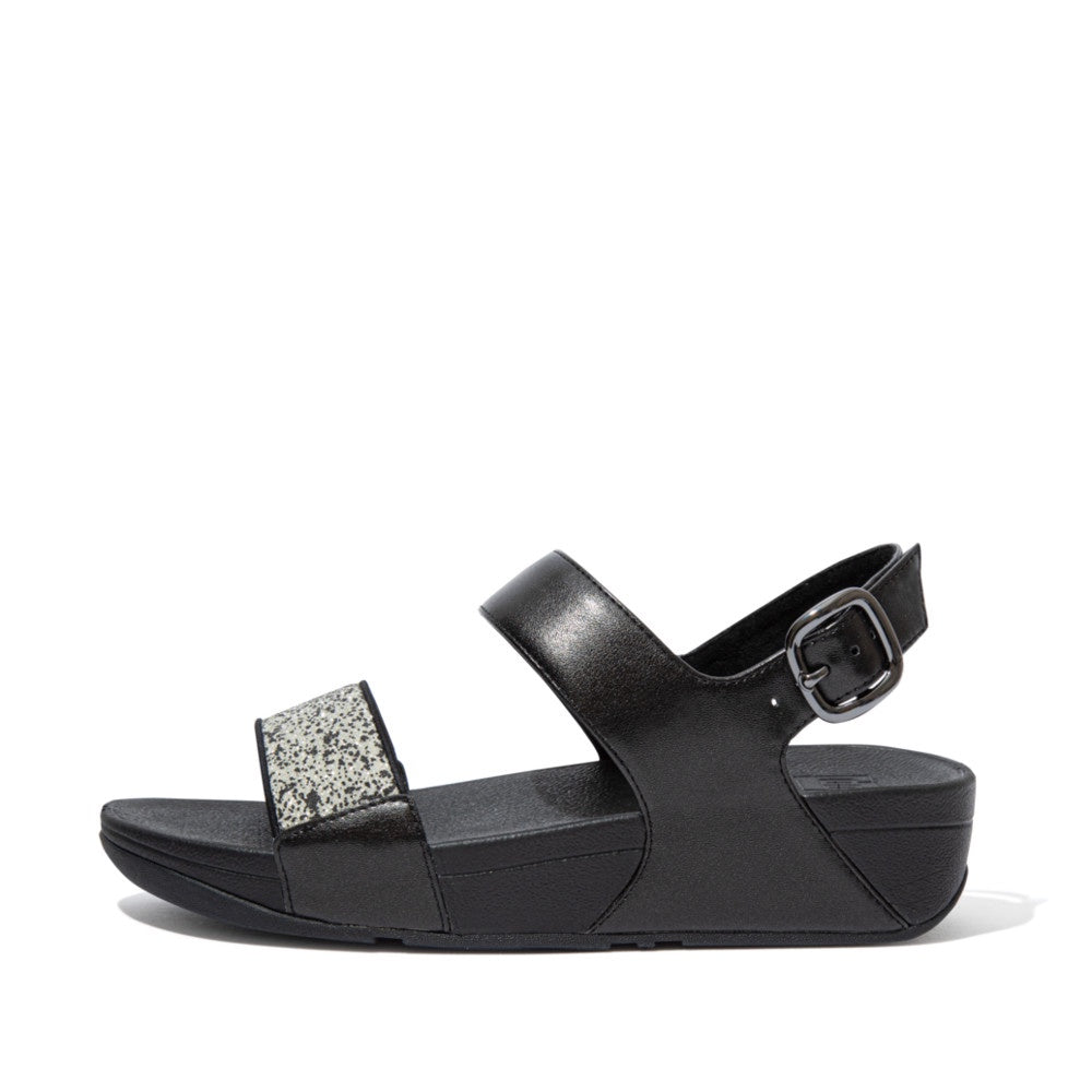 Fit Flop Lulu Glitter Splash Backstrap Sandal DK6-001 Black - 1 ONLY SIZE 11 - 20% OFF