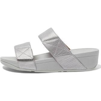 Fit Flop Mina Textured Glitz Slide Sandal DO1-011 Silver - 1 ONLY SIZE 9 - 20% OFF