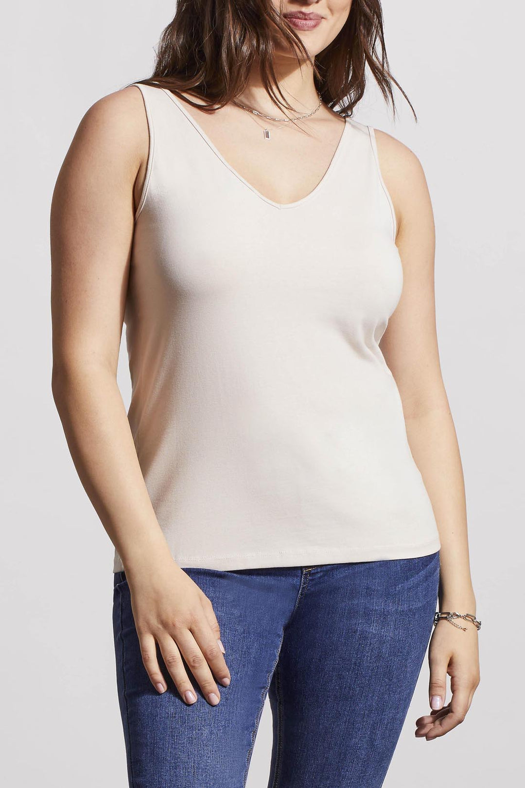 Tribal Wear 2 Ways Camisole Tank 4820O-3934-3042 French Oak