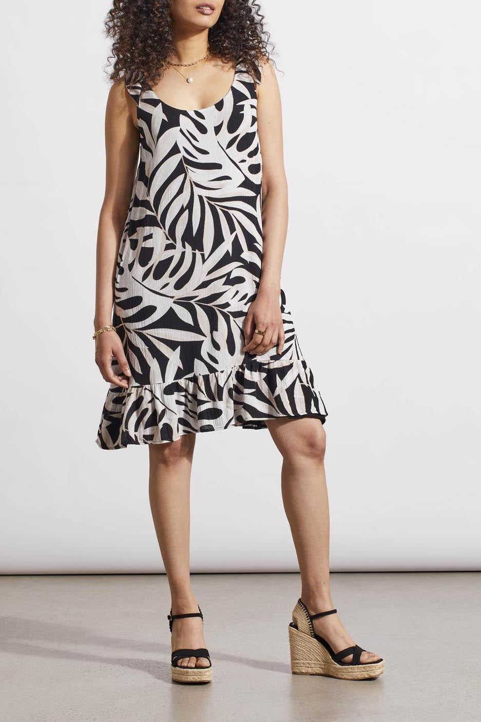 Tribal Sleeveless A-Line Reversible Dress 4848O-2352-3042
