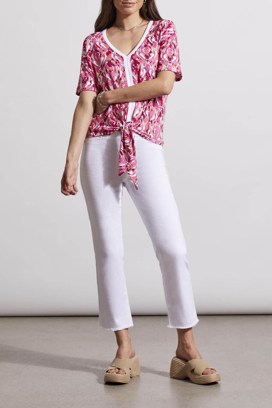 Tribal Short-Sleeve T w/ Knot 5515O-1567-3056 Fruit Punch