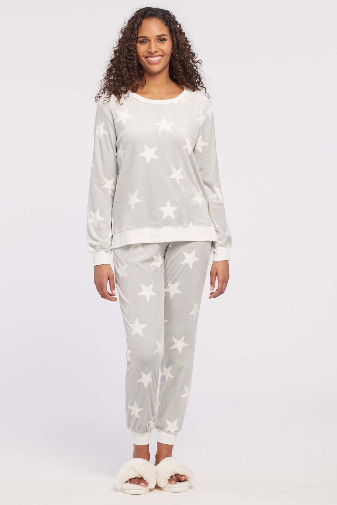 Tribal 2-Piece Pajama Set 7245O-4510-2500 Vapor - 1 ONLY SIZE X-LARGE - 20% OFF