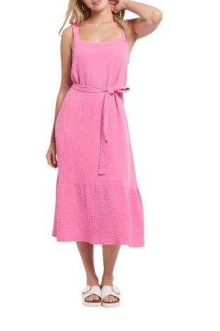 Tribal Long Dress 7343O-4555-1035 Flamingo
