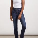 Tribal Sophia Curvy Straight Jean - Petite - 7572U-5050-2860 Deep Ocean
