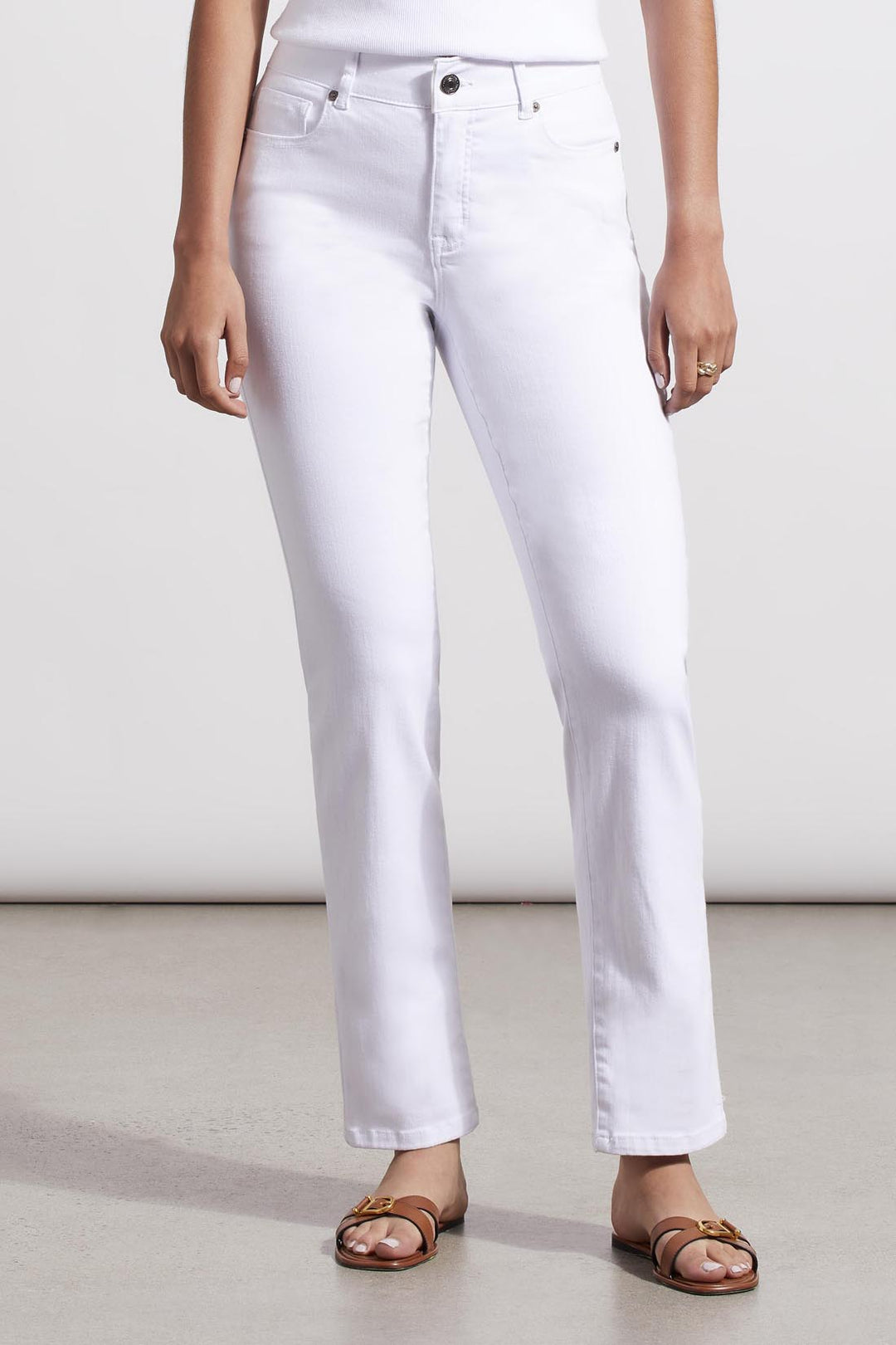 Tribal Sophia Curvy Straight Jean 7572O-5050W-0001 White