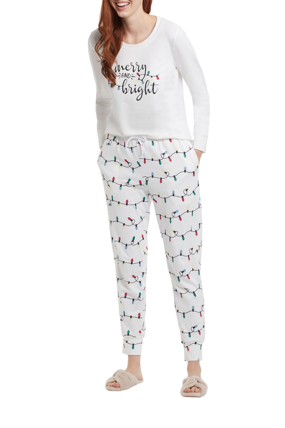 Tribal 2-Piece Pajama Set 7593O-4518-1397 Eggshell