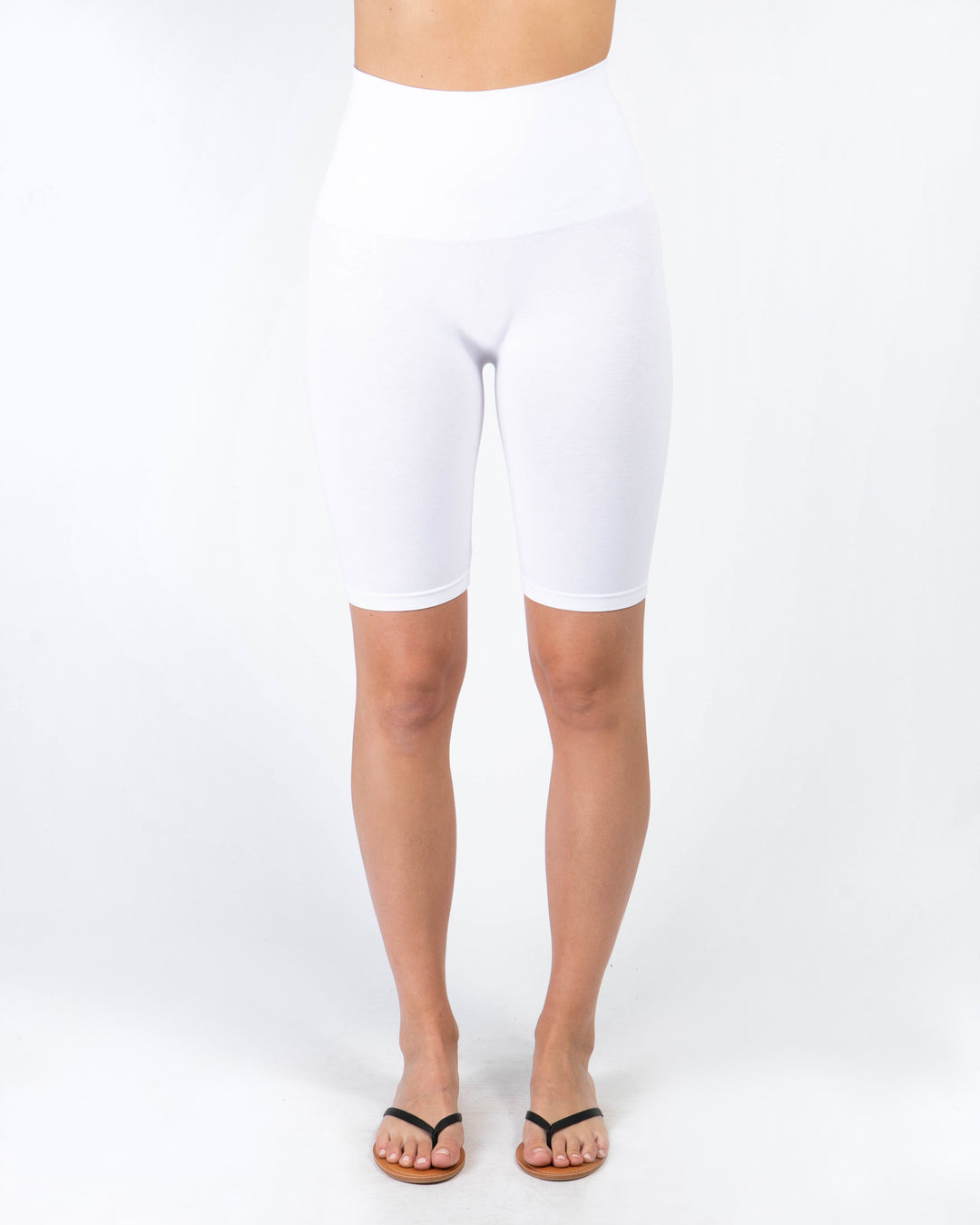 Shannon Passero Highwaist Biker Short 832-White