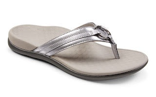 Womens Vionic Tide Aloe Fip-Flop - Pewter