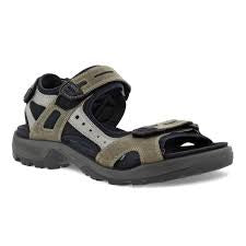 Mens Ecco Yucatan Hiking Sandal 069564-50034 Black/Mole