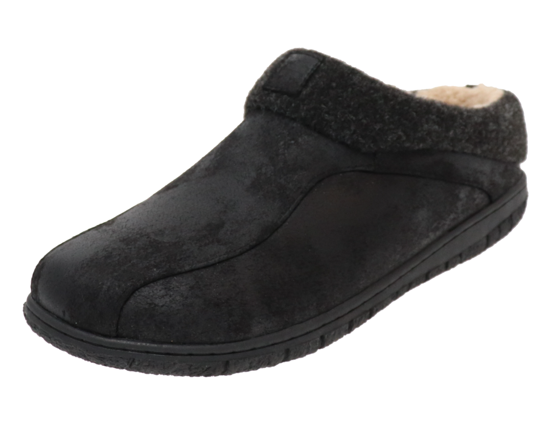 Mens Foamtreads "Lucas 3" Slipper - Black