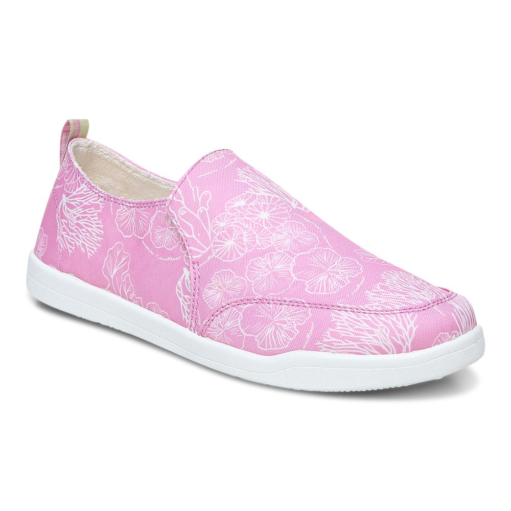 Womens Vionic Venice Malibu Slip-On Canvas Sneaker - Proteus Jellyfish - Pink